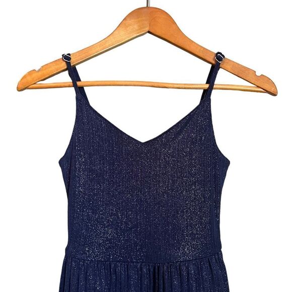 NWT! Hollister navy glittery dress. Size xs - Picture 2 of 11